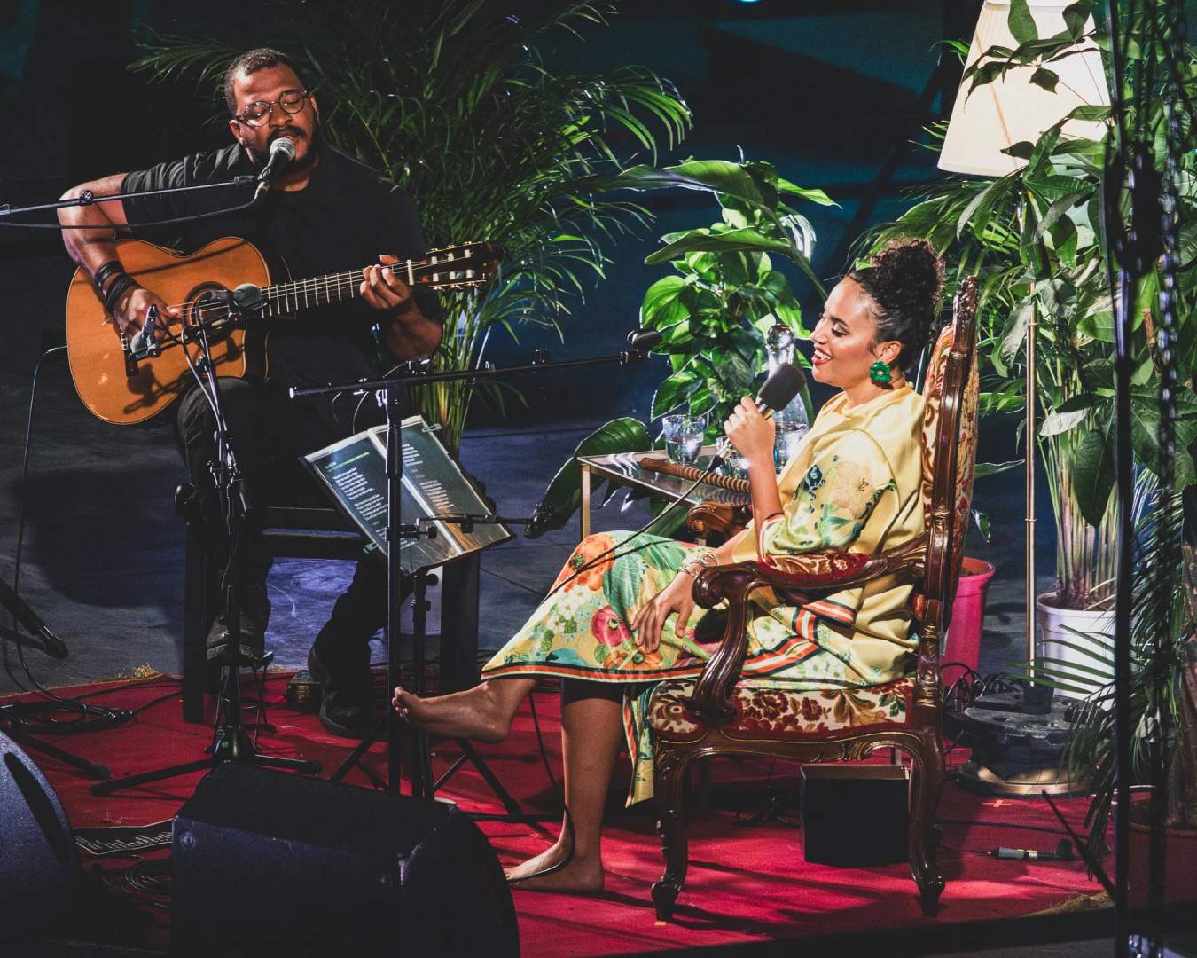 Agence M Com Marseille Decoration Florale Ricard Amenagement Jardin Terrasse Eentretien Location realisation deco plante scene musique festival jazz marseille 1