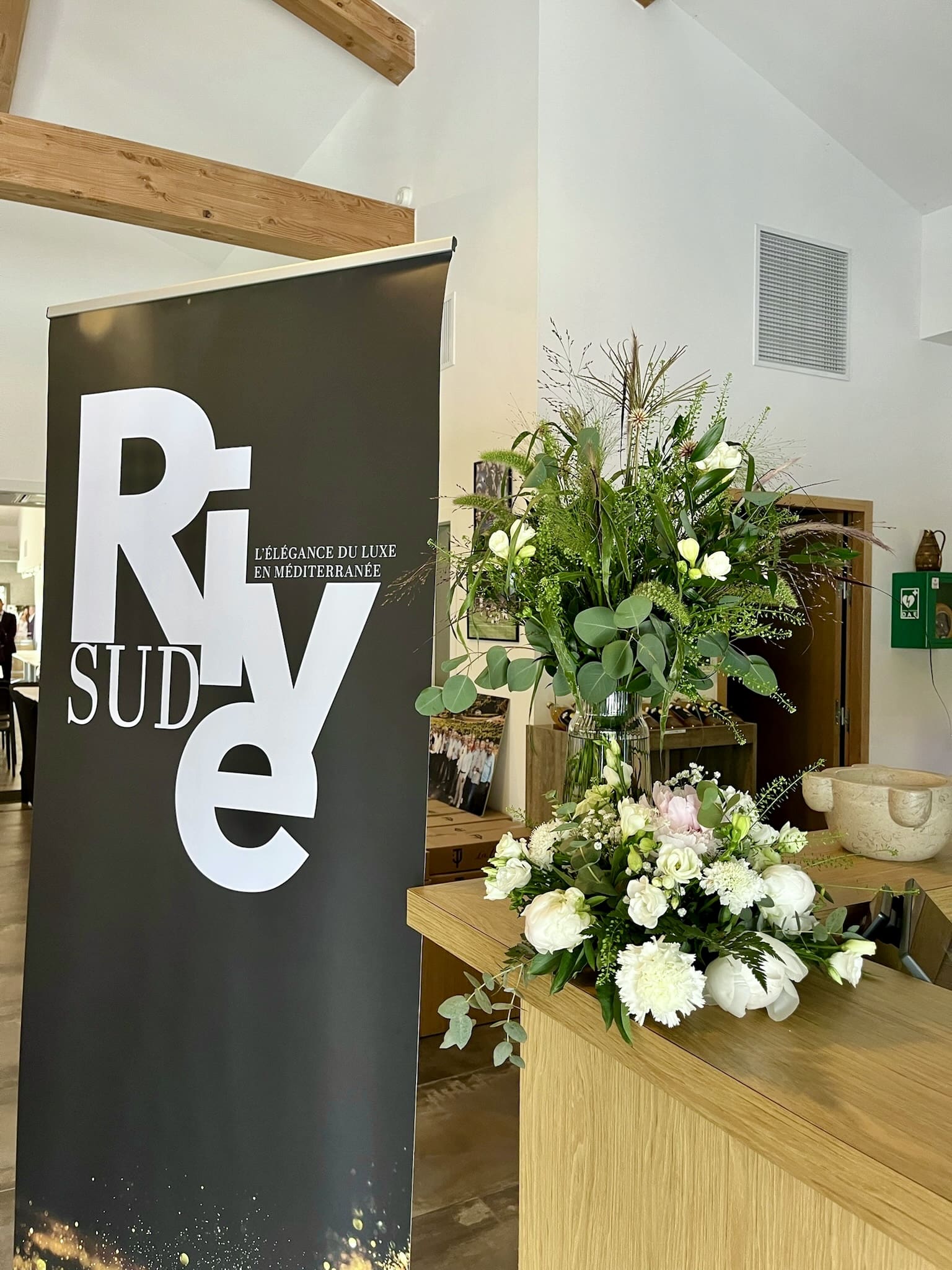 inauguration rive sud decorationfloralericard